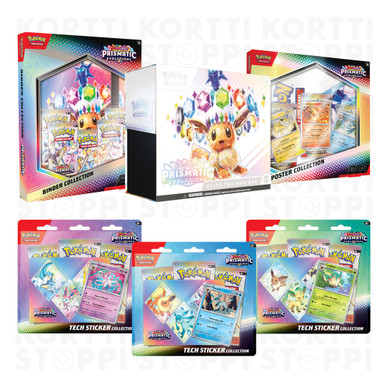 Pokémon TCG: Scarlet & Violet 8.5 Prismatic Evolutions - Collector's mix