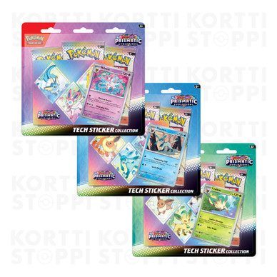 Pokémon TCG: Scarlet & Violet 8.5 Prismatic Evolutions - Tech Sticker collection kombo