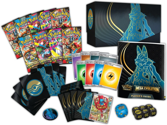 Pokémon TCG: Mega Evolution - Elite Trainer box Mega Lucario (julkaisupäivä 26.9.2025)