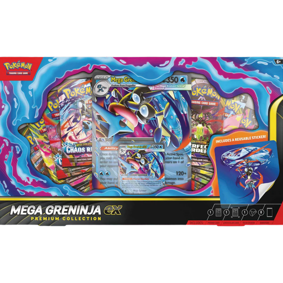 Pokémon TCG: Mega Greninja ex Premium collection box