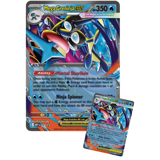 Pokémon TCG: Mega Greninja ex Premium collection box