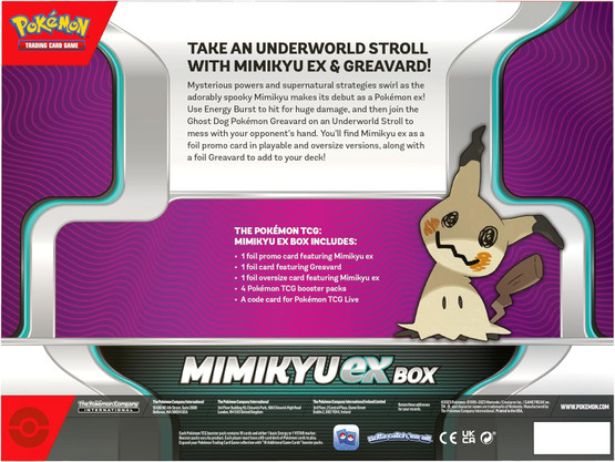 Pokémon TCG: Mimikyu ex Box