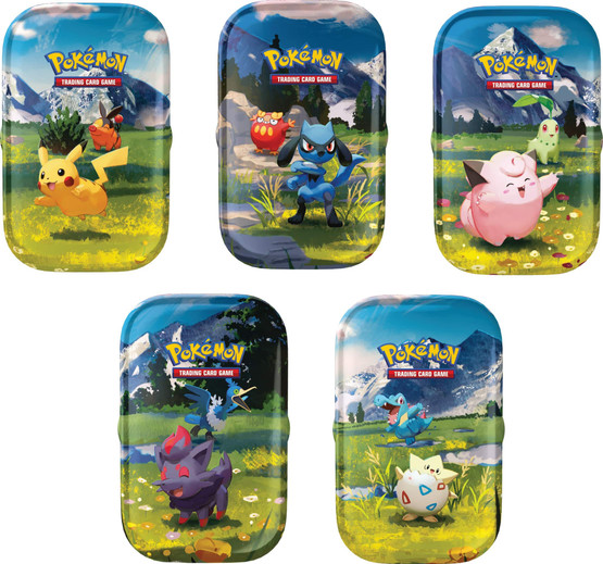 Pokémon TCG: Mega evolution 2.5 Ascended Heroes - Mini tins display (julkaisupäivä 20.2.2026)