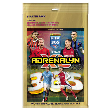 Panini Adrenalyn XL FIFA 365 Nordic Edition 2025 Starter pack