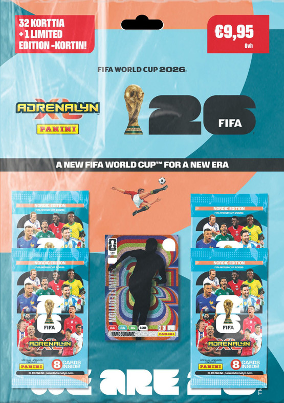 Panini Adrenalyn XL World cup 2026 Nordic Edition 2026 Multipack
