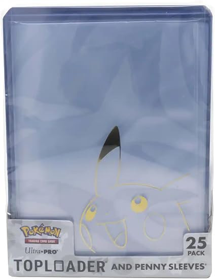 Ultra Pro: Pikachu Toploader + sleeves (25 kpl) 