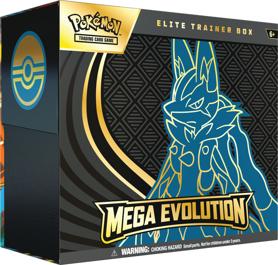 Pokémon TCG: Mega Evolution - Elite Trainer box Mega Lucario (julkaisupäivä 26.9.2025)