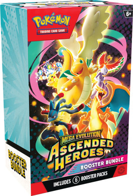 Pokémon TCG: Mega evolution 2.5 Ascended Heroes - Booster bundle (julkaisupäivä 24.4.2026)