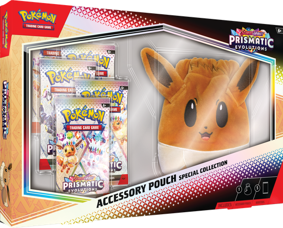 Pokémon TCG: Scarlet & Violet 8.5 Prismatic Evolutions - Accessory Pouch Special Collection (julkaisupäivä 25.4.2025)