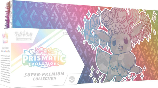 Pokémon TCG: Scarlet & Violet 8.5 Prismatic Evolutions - Super-premium Collection (julkaisupäivä 16.5.2025)