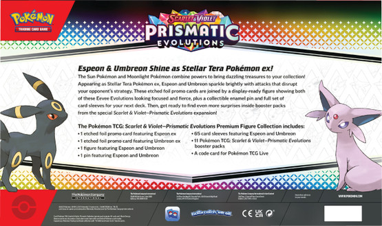 Pokémon TCG: Scarlet & Violet 8.5 Prismatic Evolutions - Premium Figure Collection (julkaisupäivä 26.9.2025)