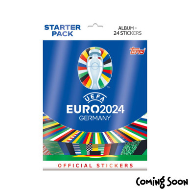 Topps Euro 2024 stickers album starter pack