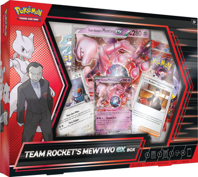 Pokémon TCG: Team Rocket's Mewtwo ex Box