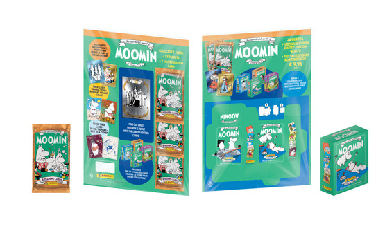 Panini: The Wonderful world of Moomin keräilykortit - Multipack