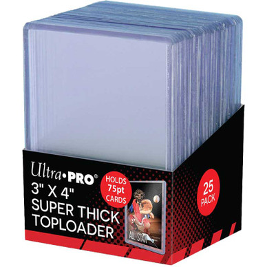 Ultra Pro: Super thick Toploader 75PT (25 kpl) 