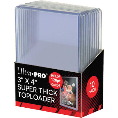 Ultra Pro: Super thick Toploader 120PT (10 kpl) 