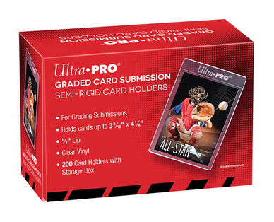 Ultra Pro: Semi-Rigid Card Holder - Graded card submission (200 kpl)