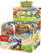 Pokémon TCG: Scarlet & Violet – Vibrant Paldea Mini Tin Display