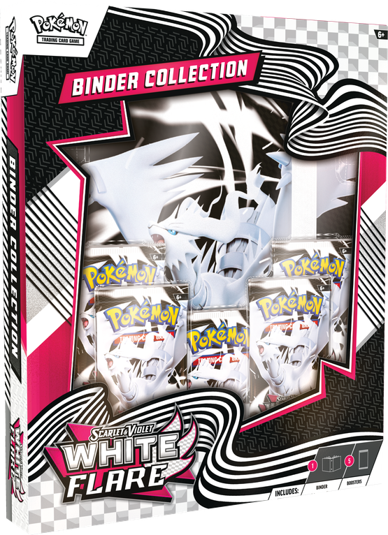 Pokémon TCG: Scarlet & Violet 10.5 White flare - Binder collection (julkaisupäivä 18.7.2025)