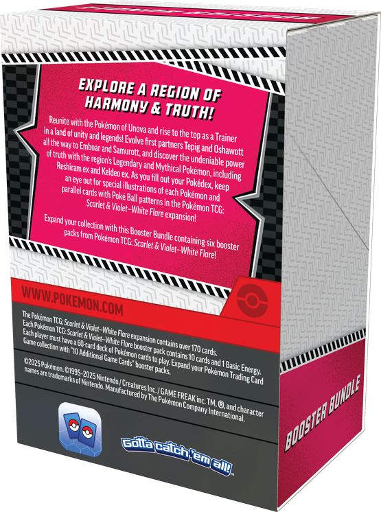 Pokémon TCG: Scarlet & Violet 10.5 White flare - Booster bundle (julkaisupäivä 22.8.2025)