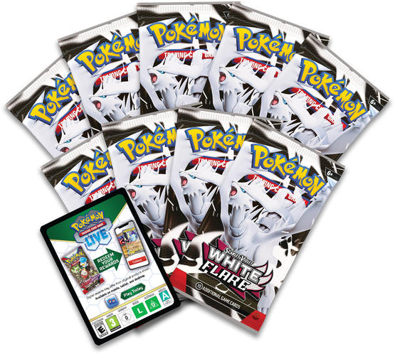 Pokémon TCG: Scarlet & Violet 10.5 White flare - Elite Trainer box (julkaisupäivä 18.7.2025)