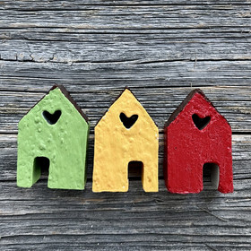 Pikkutalo betonista (vihreä)