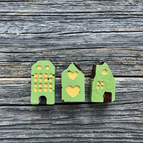 Minitalo betonista (vihreä)