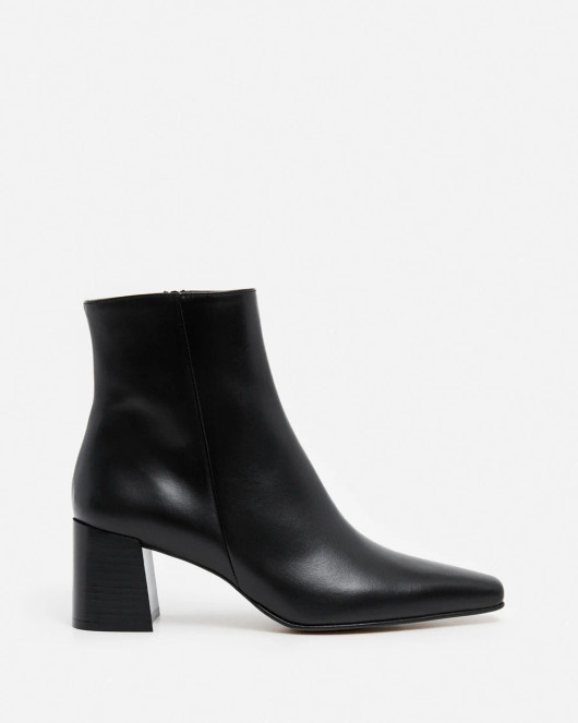 Flattered, Gill Leather Black Boots