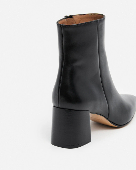 Flattered, Gill Leather Black Boots