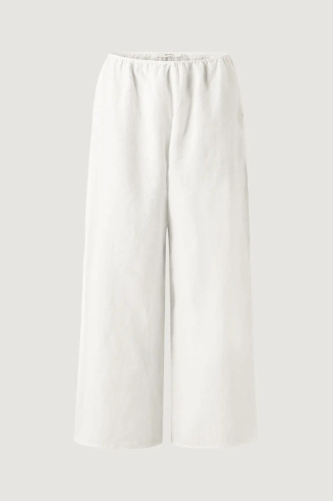 Àvora Linen Sailor Pant White
