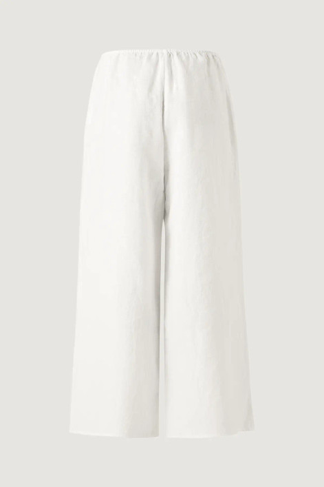 Àvora Linen Sailor Pant White
