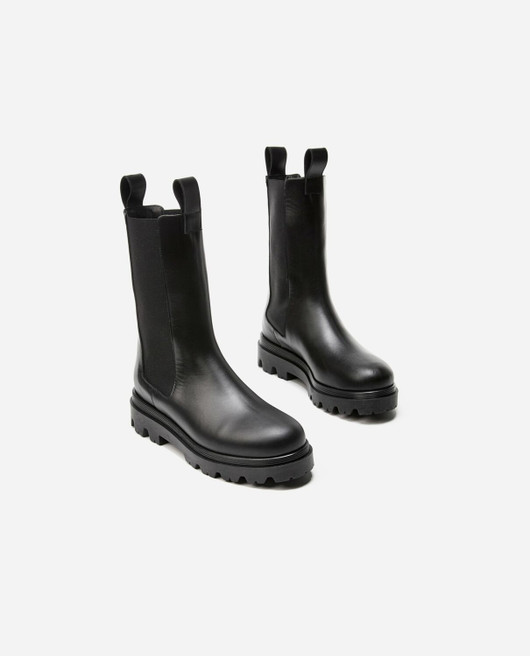 Flattered, Lia Leather Black