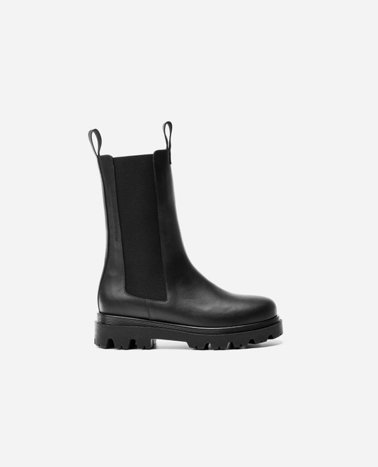 Flattered, Lia Leather Black