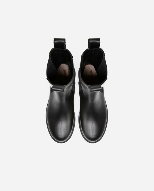 Flattered, Lia Leather Black