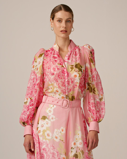 byTiMo, Organza Blouse Cherry Blossom