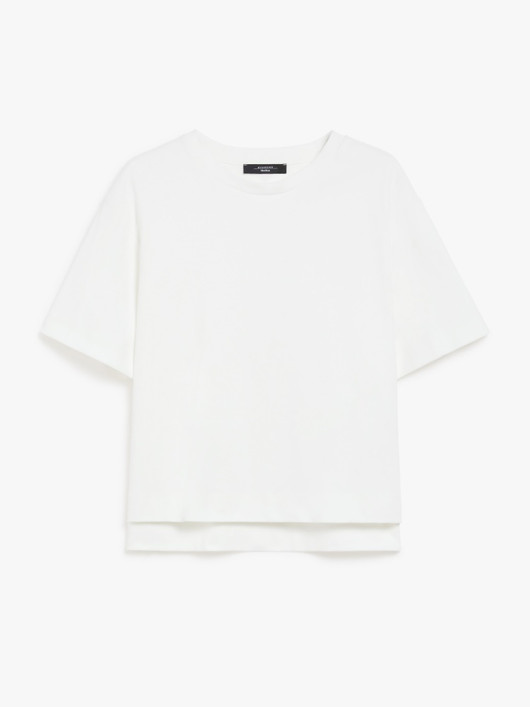 Weekend Max Mara, Multid White Organic Cotton Jersey T-shirt 