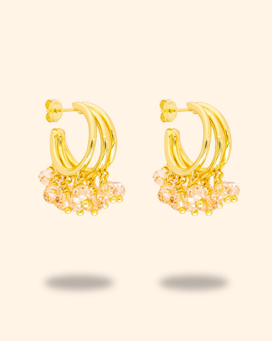 ANNELE, Cream Supreme Earrings