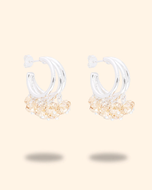 ANNELE, Creme Supreme Korvakorut Silver