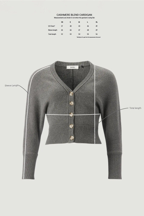 Àvora Cashmere Blend Cardigan Off White
