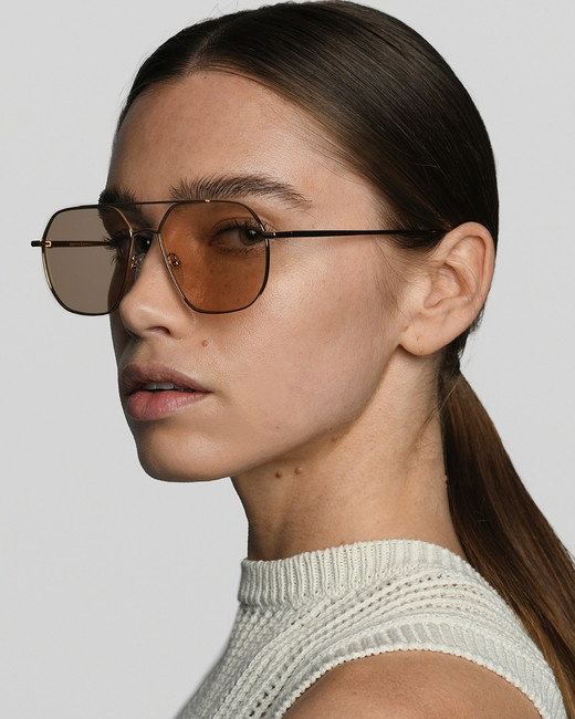 Corlin Eyewear, Chase Gold Cinnamon