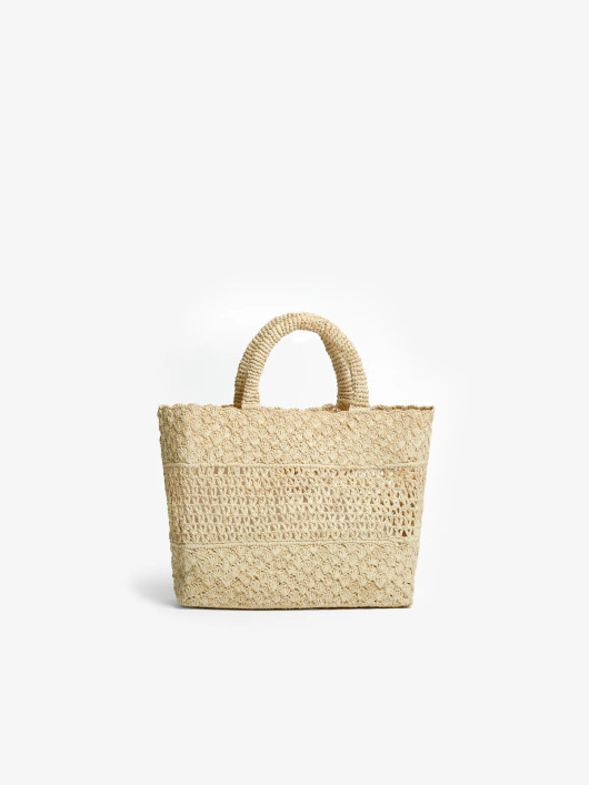 Andiata, Coralyn Straw Tote Bag