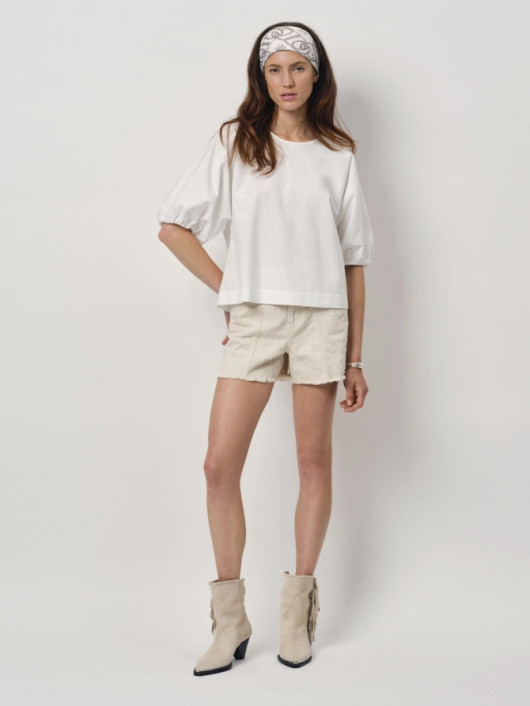 Dante6, Riann Balloon Sleeve Top