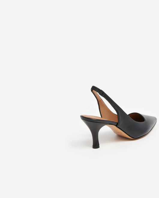 Flattered, Franchesca Leather Slingback Heels