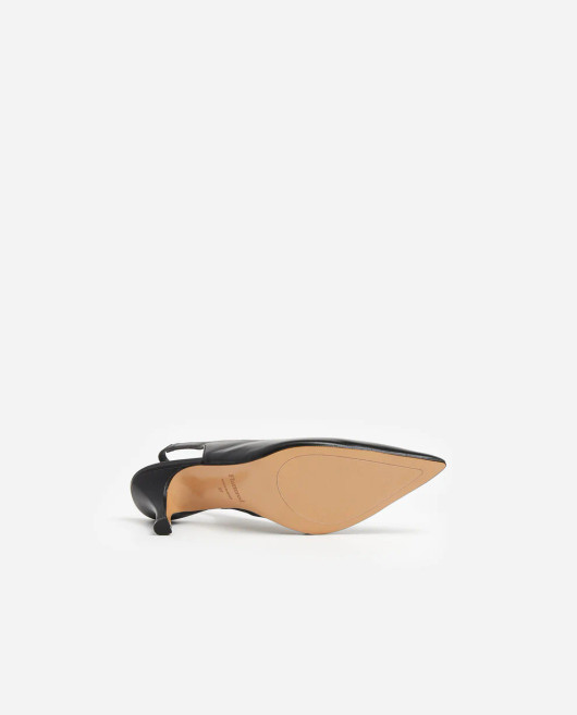 Flattered, Franchesca Leather Slingback Heels