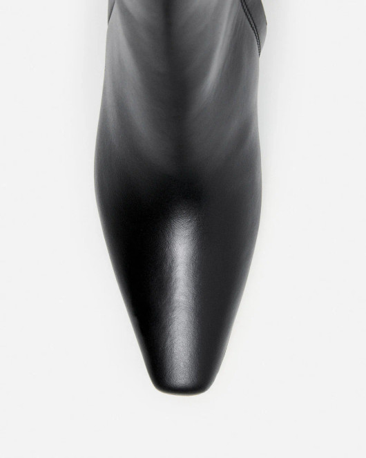 Flattered, Gill Leather Black Boots
