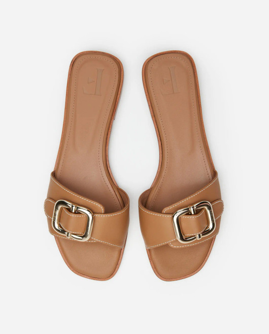 Flattered, Mimi Sandal Cognac