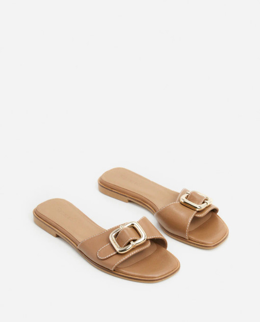 Flattered, Mimi Sandal Cognac
