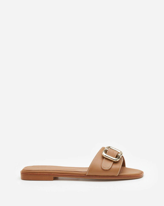 Flattered, Mimi Sandal Cognac