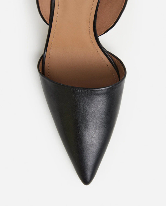 Flattered, Ricky Leather Black Heels