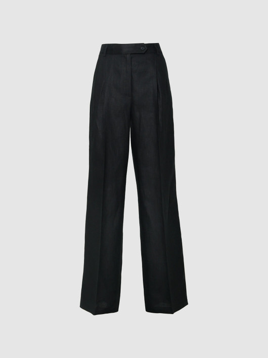 Andiata, Gytel Linen Trousers Black